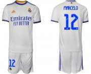 Wholesale Cheap Men 2021-2022 Club Real Madrid home white 12 Soccer Jerseys