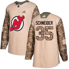 Wholesale Cheap Adidas Devils #35 Cory Schneider Camo Authentic 2017 Veterans Day Stitched NHL Jersey