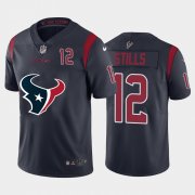 Wholesale Cheap Houston Texans #12 Kenny Stills Navy Blue Men's Nike Big Team Logo Player Vapor Limited NFL Jersey