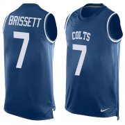 Wholesale Cheap Nike Colts #7 Jacoby Brissett Royal Blue Team Color Men's Stitched NFL Limited Tank Top Jersey