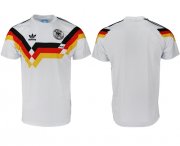 Wholesale Cheap Germany Blank White Throwback Soccer Country Jersey