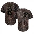 Wholesale Cheap Phillies #2 Jean Segura Camo Realtree Collection Cool Base Stitched MLB Jersey