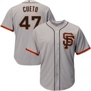 Wholesale Cheap Giants #47 Johnny Cueto Grey Road 2 Cool Base Stitched Youth MLB Jersey