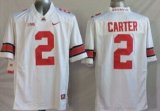 Wholesale Cheap Ohio State Buckeyes #2 Cris Carter 2014 White Limited Jersey