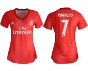 Wholesale Cheap Women's Real Madrid #7 Ronaldo Third Soccer Club Jersey