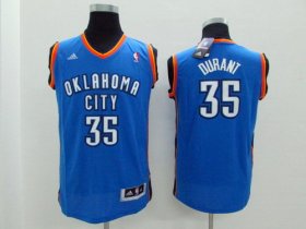Cheap Oklahoma City Thunder #35 Kevin Durant Blue Kids Jersey