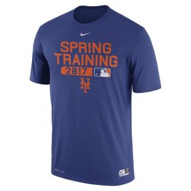 Wholesale Cheap Men\'s New York Mets Nike Royal 2017 Spring Training Authentic Collection Legend Team Issue Performance T-Shirt