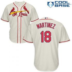 Wholesale Cheap Cardinals #18 Carlos Martinez Cream Cool Base Stitched Youth MLB Jersey