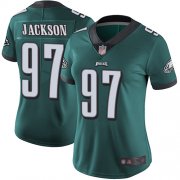 Wholesale Cheap Nike Eagles #97 Malik Jackson Midnight Green Team Color Women's Stitched NFL Vapor Untouchable Limited Jersey
