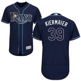 Wholesale Cheap Rays #39 Kevin Kiermaier Dark Blue Flexbase Authentic Collection Stitched MLB Jersey