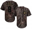 Wholesale Cheap Reds #8 Joe Morgan Camo Realtree Collection Cool Base Stitched MLB Jersey