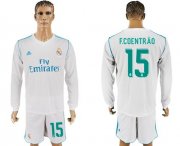 Wholesale Cheap Real Madrid #15 F.Coentrao White Home Long Sleeves Soccer Club Jersey