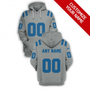 Wholesale Cheap Men's Indianapolis Colts Active Player Grey Custom 2021 Pullover Hoodie
