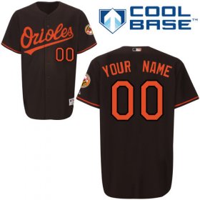 Wholesale Cheap Orioles Personalized Authentic Black MLB Jersey (S-3XL)