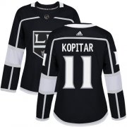 Wholesale Cheap Adidas Kings #11 Anze Kopitar Black Home Authentic Women's Stitched NHL Jersey