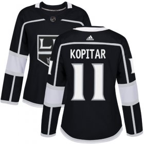 Wholesale Cheap Adidas Kings #11 Anze Kopitar Black Home Authentic Women\'s Stitched NHL Jersey