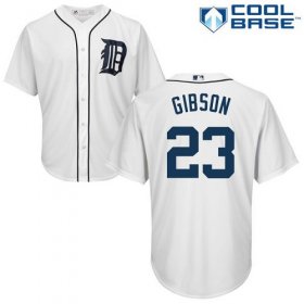 Wholesale Cheap Tigers #23 Kirk Gibson White Cool Base Stitched Youth MLB Jersey