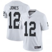 Wholesale Cheap Nike Raiders #12 Zay Jones White Men's Stitched NFL Vapor Untouchable Limited Jersey