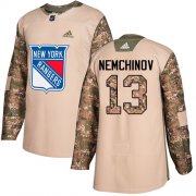 Wholesale Cheap Adidas Rangers #13 Sergei Nemchinov Camo Authentic 2017 Veterans Day Stitched NHL Jersey