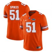 Wholesale Cheap Florida Gators Orange #51 Brandon Spikes Football Player Performance Jersey