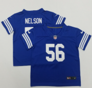 Wholesale Cheap Toddlers Indianapolis Colts #56 Quenton Nelson Blue 2022 Vapor Untouchable Stitched NFL Nike Limited Jersey