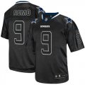 Wholesale Cheap Nike Cowboys #9 Tony Romo Lights Out Black Men's Stitched NFL Elite Jersey