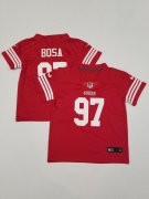Wholesale Cheap Toddler San Francisco 49ers #97 Nick Bosa Limited Red Vapor Stitched Jersey