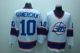 Wholesale Cheap Jets #10 Dale Hawerchuk Stitched White CCM Throwback NHL Jersey