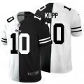 Cheap Los Angeles Rams #10 Cooper Kupp Men's Black V White Peace Split Nike Vapor Untouchable Limited NFL Jersey