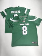 Wholesale Cheap Toddlers New York Jets #8 Aaron Rodgers Green 2023 Vapor Untouchable Stitched Limited Jersey