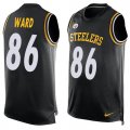 Wholesale Cheap Nike Steelers #86 Hines Ward Black Team Color Men's Stitched NFL Limited Tank Top Jersey