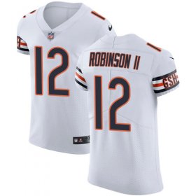 Wholesale Cheap Nike Bears #12 Allen Robinson II White Men\'s Stitched NFL Vapor Untouchable Elite Jersey