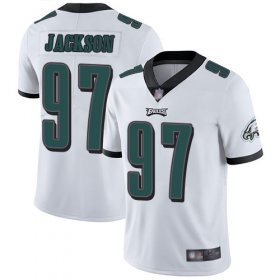Wholesale Cheap Nike Eagles #97 Malik Jackson White Youth Stitched NFL Vapor Untouchable Limited Jersey
