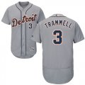 Wholesale Cheap Tigers #3 Alan Trammell Grey Flexbase Authentic Collection Stitched MLB Jersey