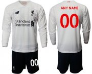 Wholesale Cheap Liverpool Personalized Away Long Sleeves Soccer Club Jersey