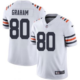 Wholesale Cheap Nike Bears #80 Jimmy Graham White Men\'s 2019 Alternate Classic Stitched NFL Vapor Untouchable Limited Jersey