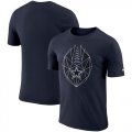 Wholesale Cheap Men's Dallas Cowboys Nike Navy Fan Gear Icon Performance T-Shirt