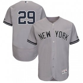 Wholesale Cheap Yankees #29 Gio Urshela Grey Flexbase Authentic Collection Stitched MLB Jersey