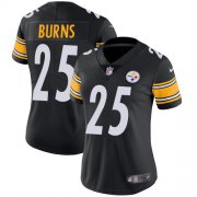 Wholesale Cheap Nike Steelers #25 Artie Burns Black Team Color Women's Stitched NFL Vapor Untouchable Limited Jersey