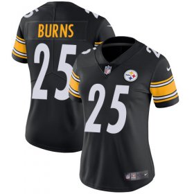 Wholesale Cheap Nike Steelers #25 Artie Burns Black Team Color Women\'s Stitched NFL Vapor Untouchable Limited Jersey