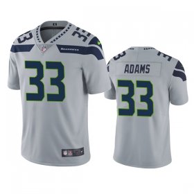 Wholesale Cheap Seattle Seahawks #33 Jamal Adams Alternate Men\'s Nike Grey Vapor Untouchable Limited Stitched NFL Jersey