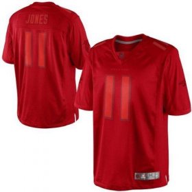 Wholesale Cheap Nike Falcons #11 Julio Jones Red Men\'s Stitched NFL Drenched Limited Jersey