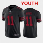 Wholesale Youth Nike 49ers 11 Brandon Aiyuk Black 2020 NFL Draft First Round Pick Vapor Untouchable Limited Jersey