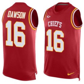 Wholesale Cheap Nike Chiefs #16 Len Dawson Red Team Color Men\'s Stitched NFL Limited Tank Top Jersey