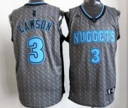 Wholesale Cheap Denver Nuggets #3 Ty Lawson Gray Static Fashion Jersey