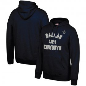 Wholesale Cheap Dallas Cowboys Mitchell & Ness Team History Pullover Hoodie Navy