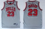 Wholesale Cheap Chicago Bulls #23 Michael Jordan 2013 Gray Swingman Jersey