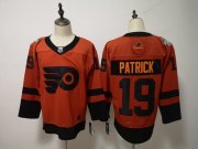 Wholesale Cheap Adidas Flyers #19 Nolan Patrick Orange 2019 Stadium Series Stitched NHL Jersey