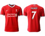 Wholesale Cheap Men 2020-2021 club Liverpool home aaa version 7 red Soccer Jerseys