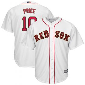 Wholesale Cheap Red Sox #10 David Price White Cool Base Stitched Youth MLB Jersey